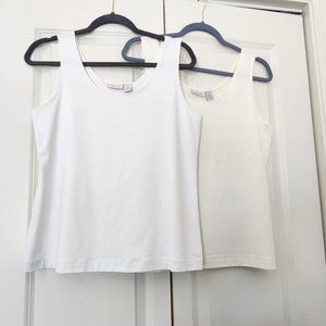 Set of 2 Dressy Chico's Tank Top/Camisole - Size 2 - S/M